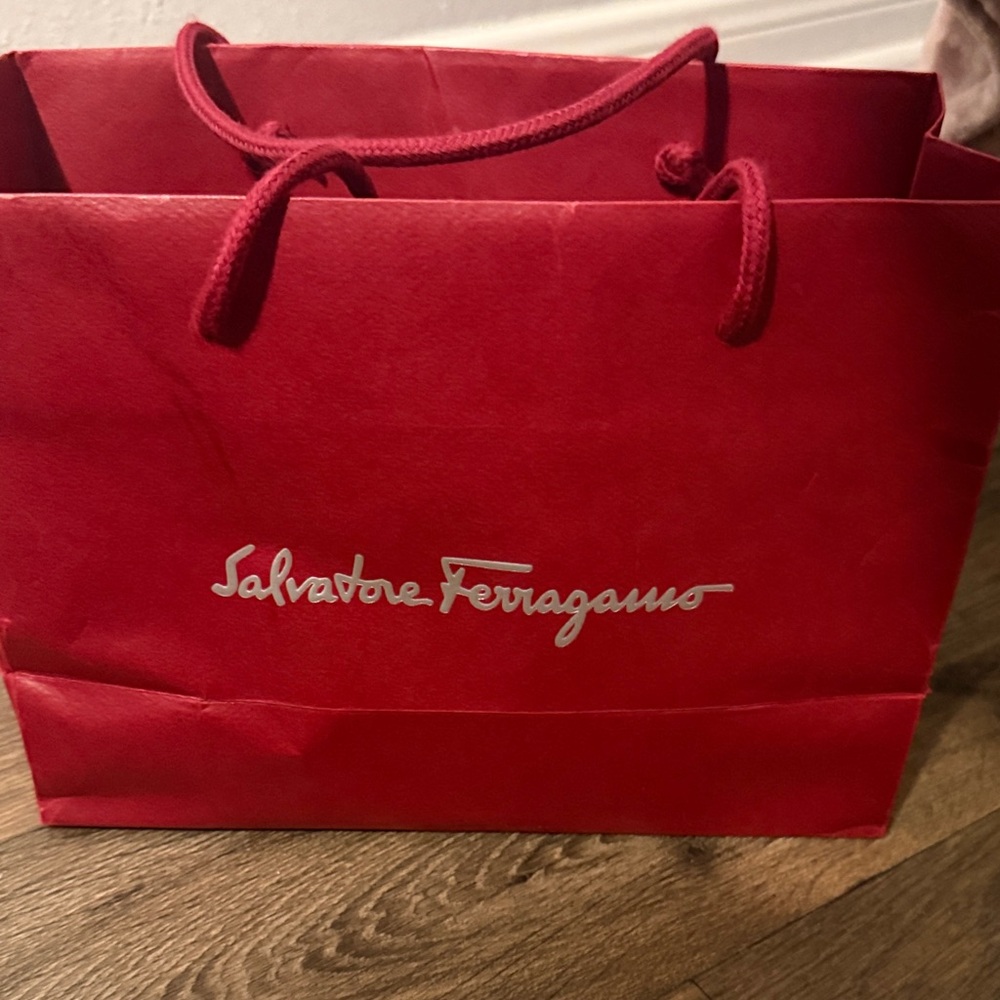 Salvatore Ferragamo Red Tote Bag